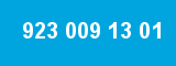 923 009 13 01 923 009 13 01